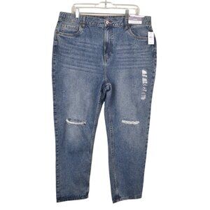 NWT Bluenotes 90's High Rise Mom Jean Size 16
